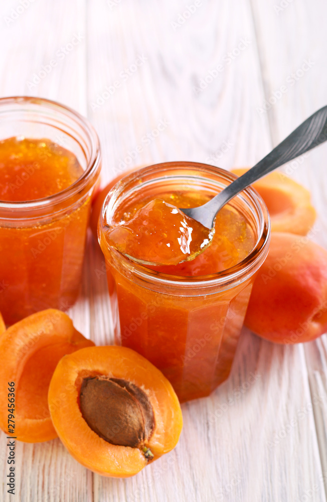 Fresh homemade apricot jam Fresh homemade apricot jam
