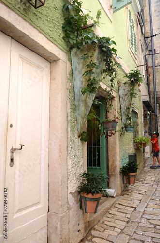 Croatie : Ville de Rovinj ( Istrie) © virginievanos