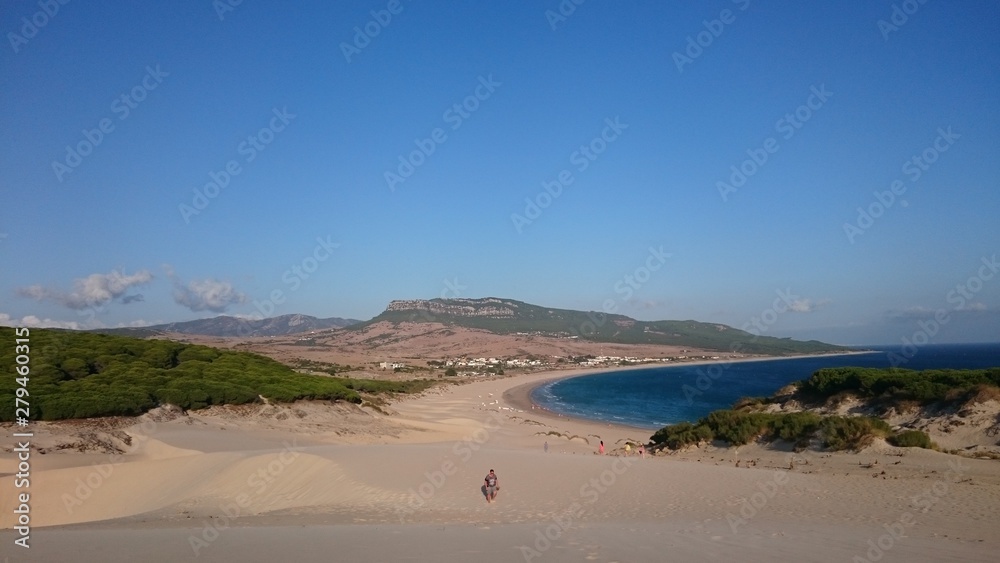 Meer, Sandstrand, Bucht, Düne, Dämmerung, Atmosphäre