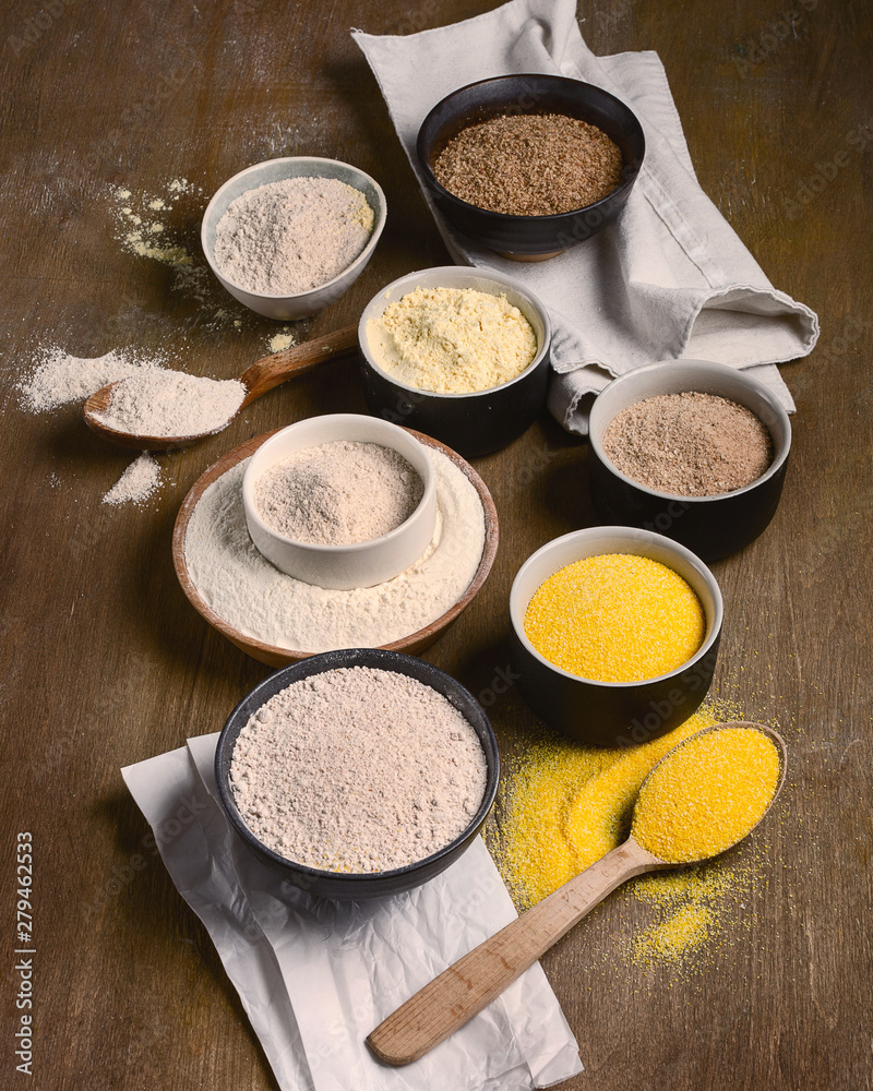 Different Types Of Baking Flour Stock Photo Adobe Stock Different Types Of Baking Flour Stock Photo Adobe Stock