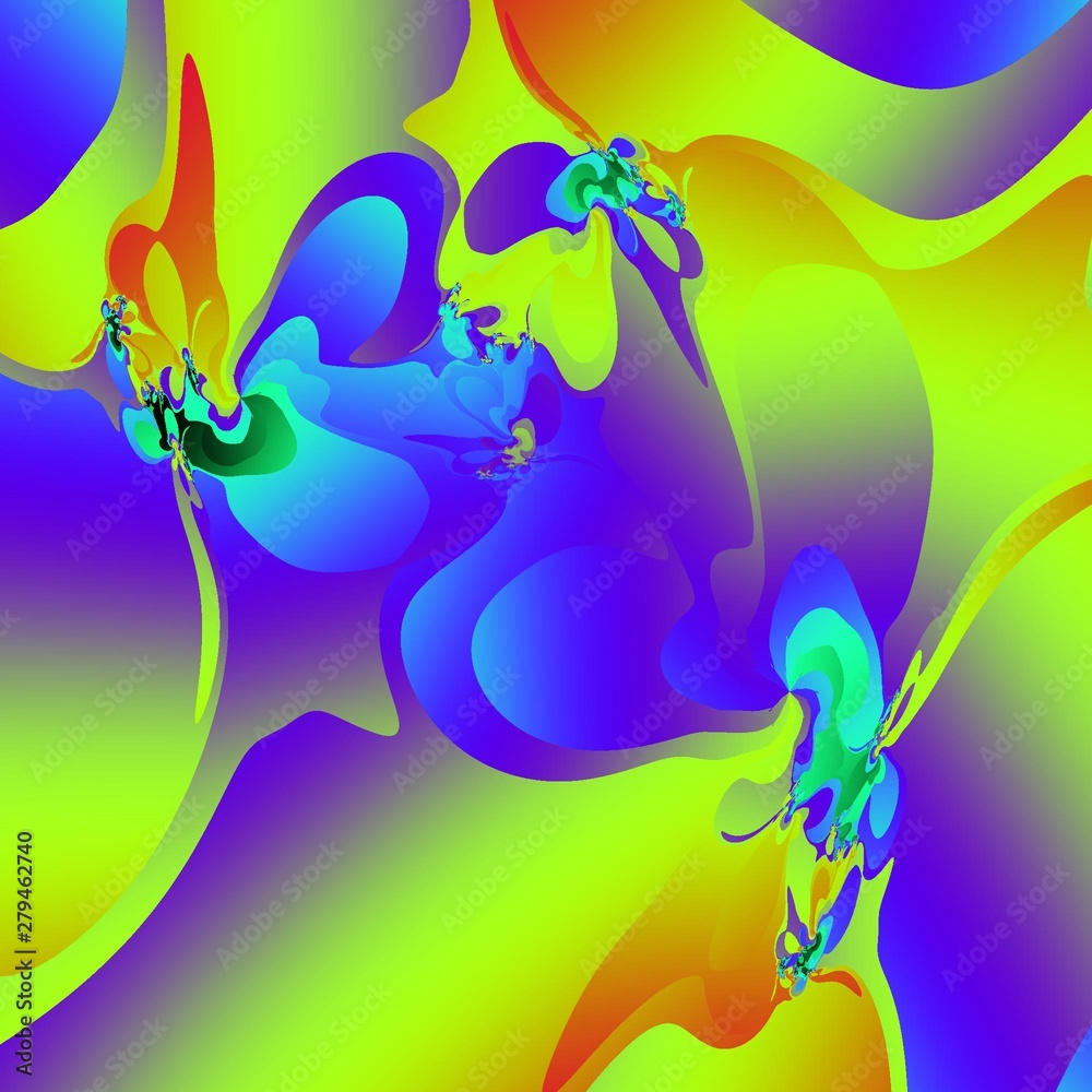 Fototapeta premium Wallpaper. Portrait of birational transformation of the sphere