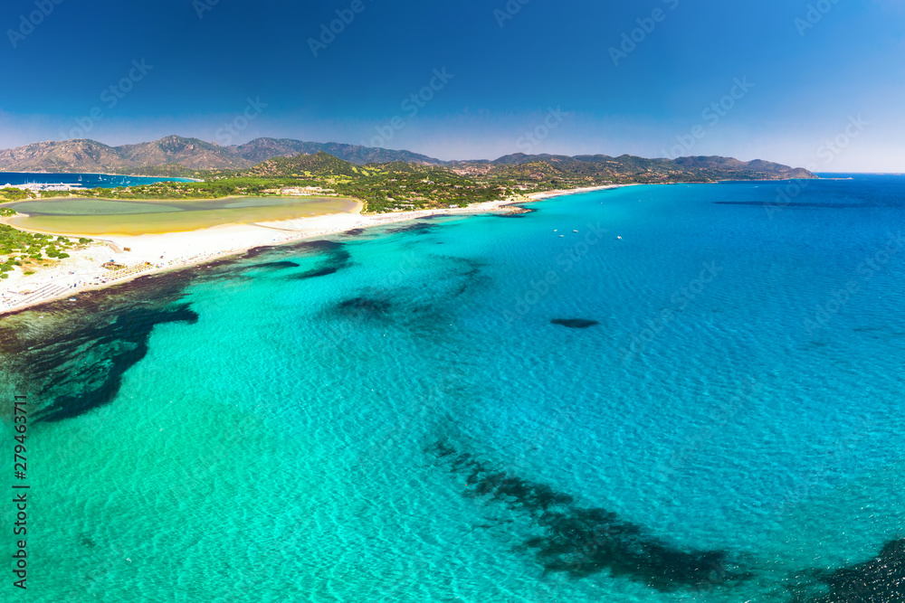 Porto Giunco beach, Villasimius, Sardinia, Italy
