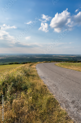 View from Braunsberg mountain in Hainburg  Austria