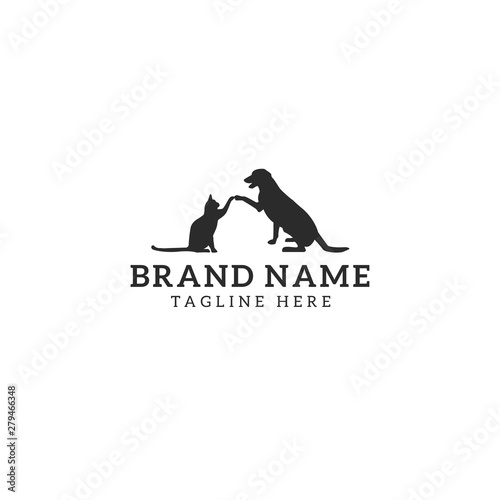 Dog and Cat Logo Vector Download - Vector