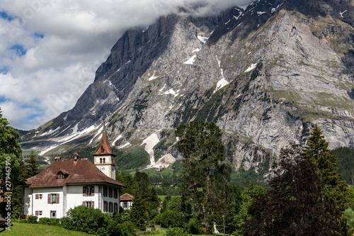 Reformed Church in Grindelwald, Switzerland