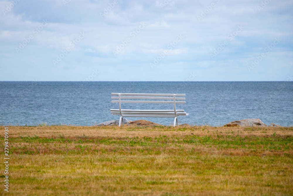 Bench on seaside