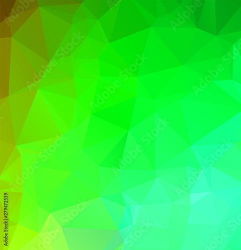 Abstract multicolor emerald green background. Vector polygonal design illustrator