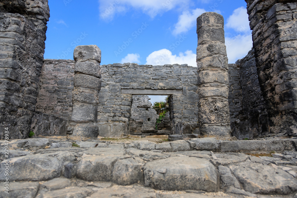 The ruins of Tulum in Mexiko
