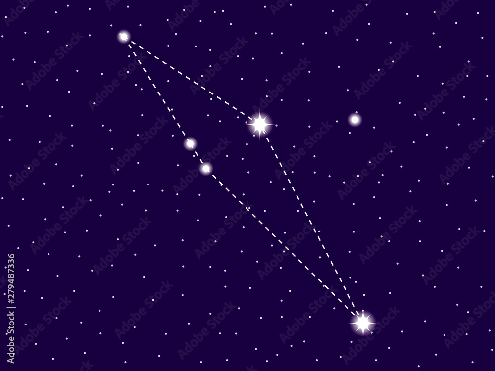 Scutum constellation. Starry night sky. Zodiac sign. Cluster of stars and galaxies. Deep space. Vector illustration Scutum constellation. Starry night sky. Zodiac sign. Cluster of stars and galaxies. Deep space. Vector illustration