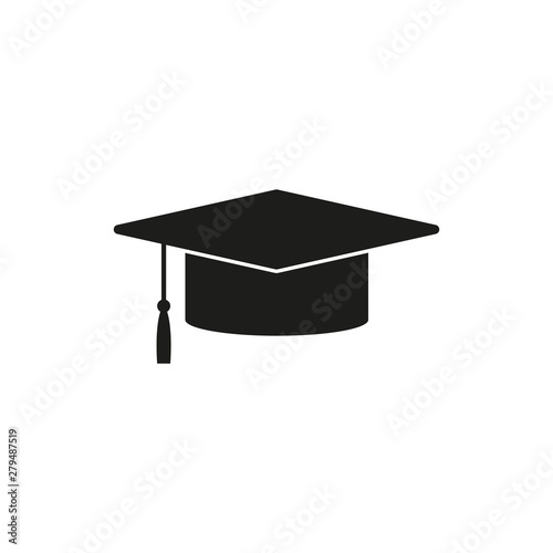 Mortar Board icon. Vector illustration