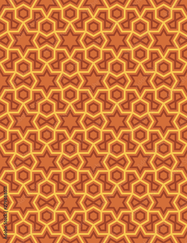 Abstract pattern in Arabian style
