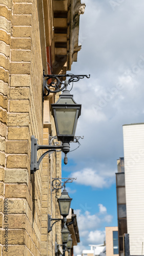 altmotische Strassenlaterne 