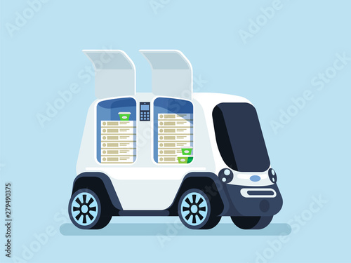 Self-driving vehicle to deliver pizza