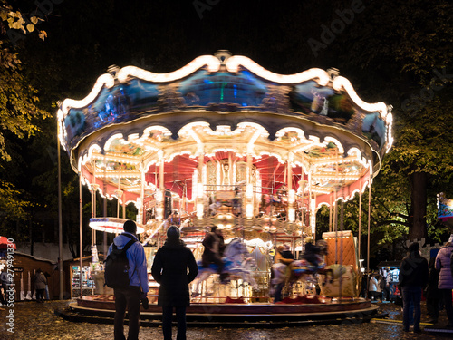 Karusell an der Herbstmesse