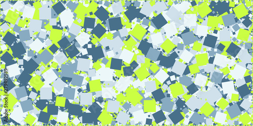Abstract Generative Art color distributed squares polygons background illustration