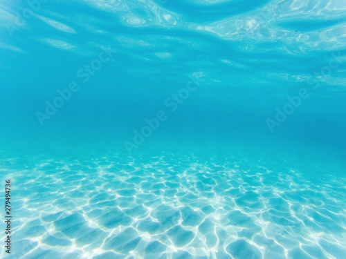 tropical blue ocean underwater background - luxury nature pattern © Melinda Nagy