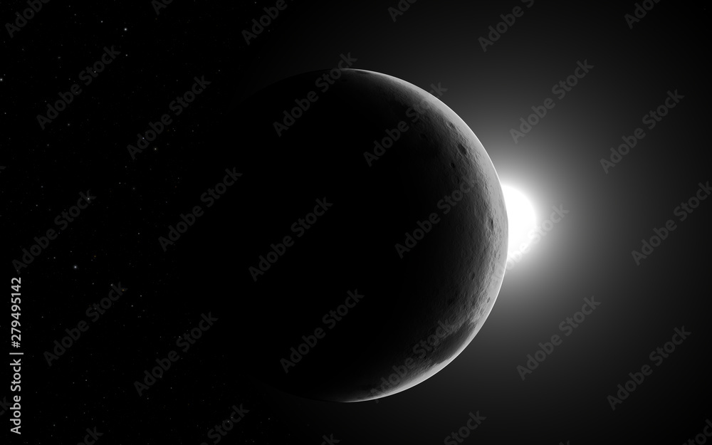 moon eclipse - obrazy, fototapety, plakaty 