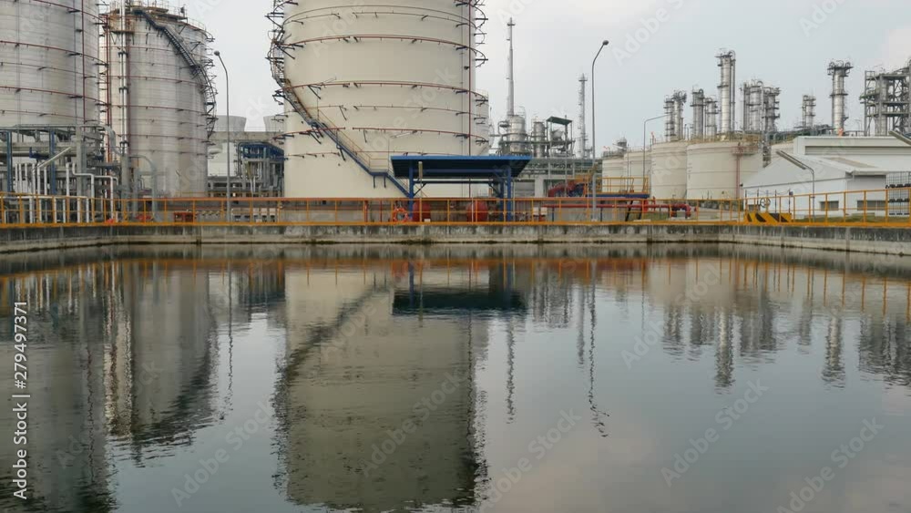 Oil or chemical tank storage in refinery plant Oil or chemical tank storage in refinery plant