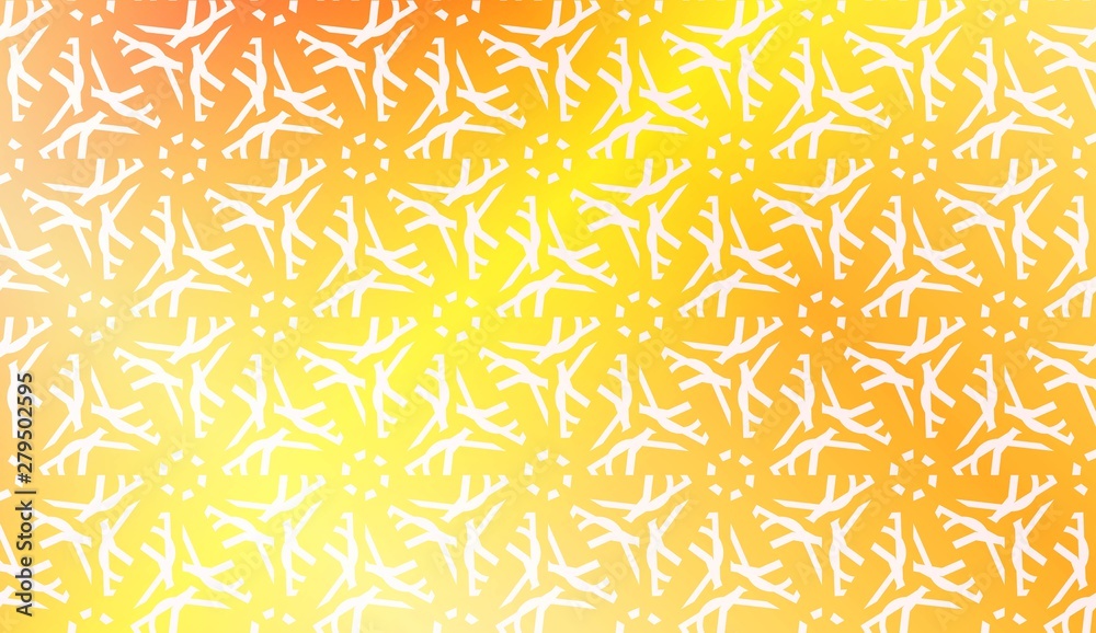 Design Pattern With Abstract Modern Ornament. Triangles Style. Gradient Background Bright Colors. For Soft Banner Template. Vector Illustration. Idea For Your Business