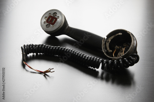 Broken Vintage Telephone Handset photo