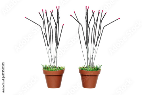Sparklers on Pots