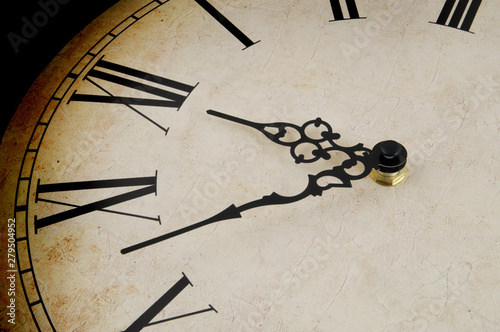 Old clock face background