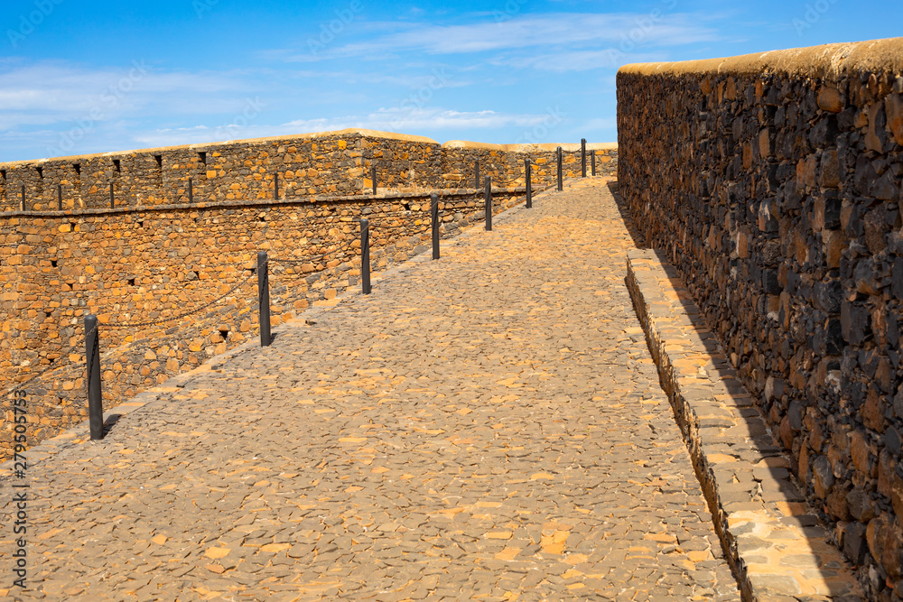 Cidade Velha old fort  in Santiago - Cape Verde - Cabo Verde