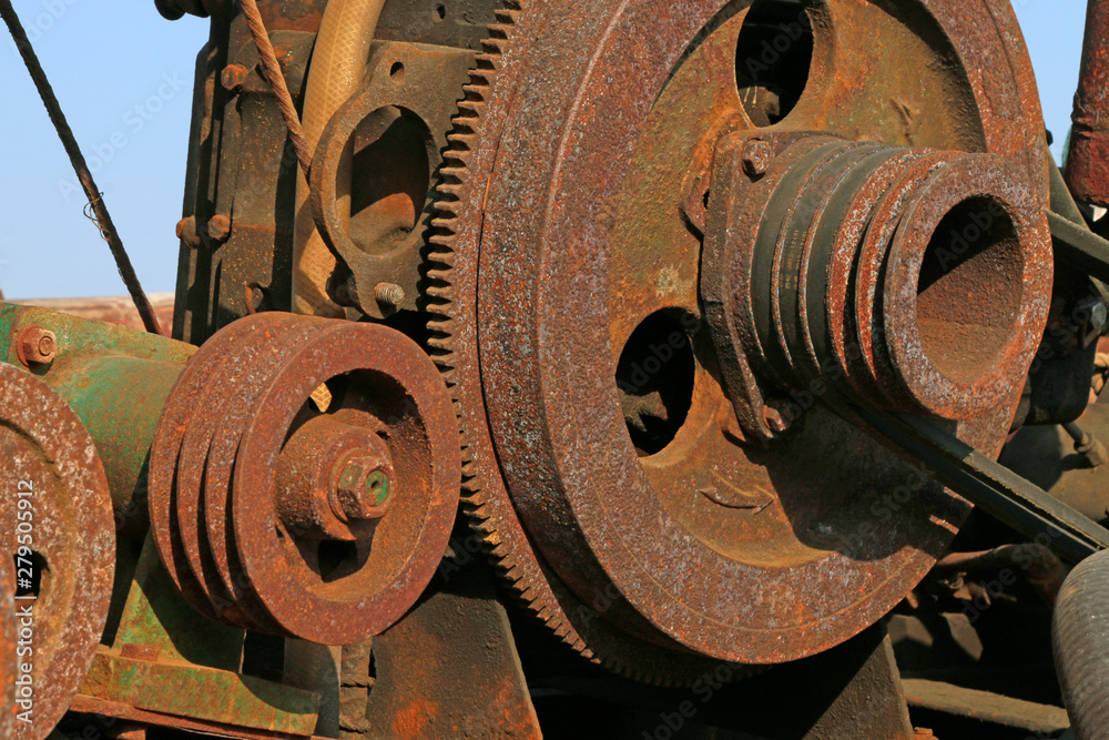 oxidation rust diesel engine wheel plate oxidation rust diesel engine wheel plate