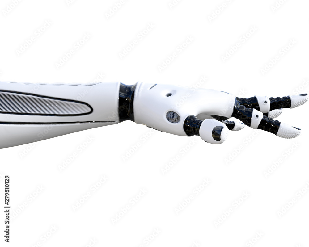 White metal droid hand gestures White metal droid hand gestures