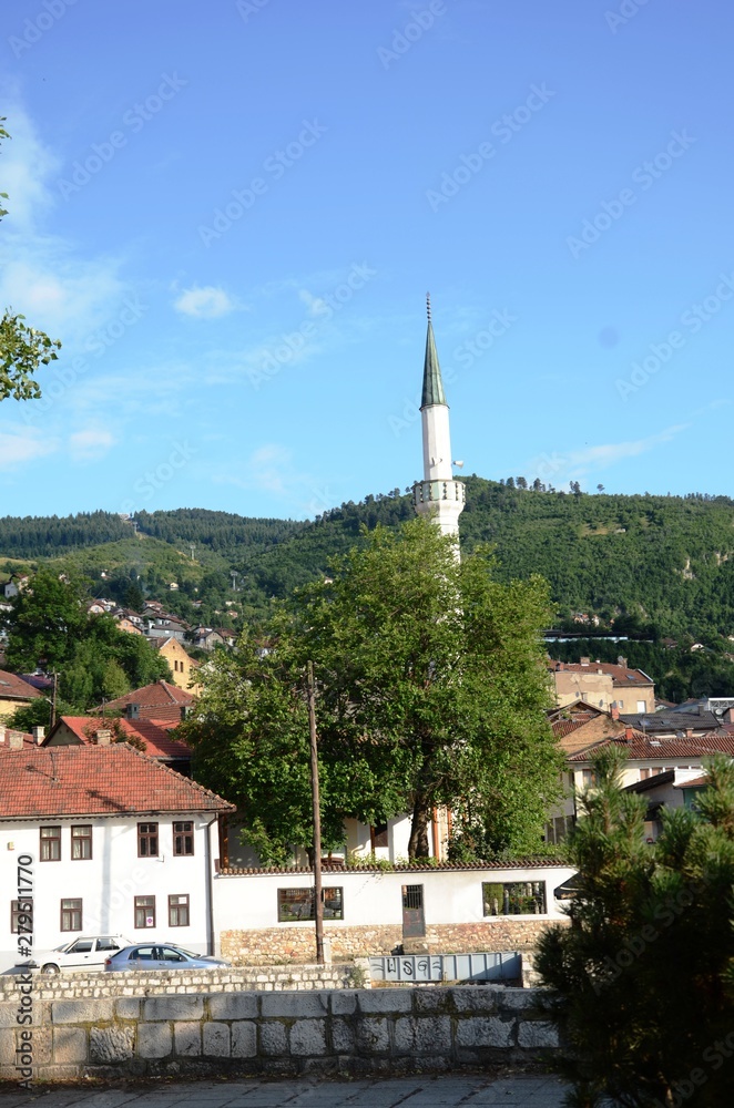 Obraz premium Bosnie-Herzégovine : Centre-ville de Sarajevo