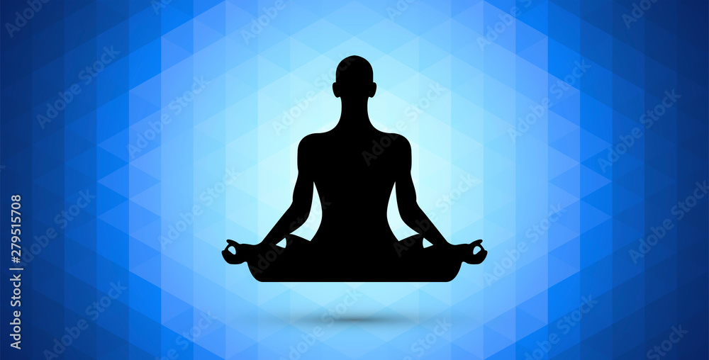 meditazione, yoga, fiore di loto