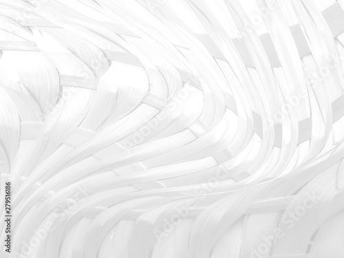 modern soft focus rattan texture white background © Topfotolia