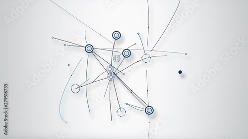 Business Growth Network Concept with Digital Data