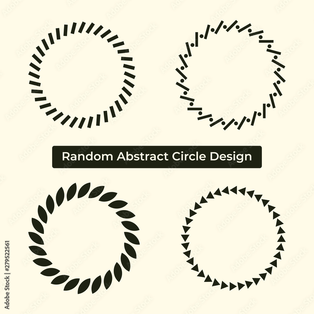 Creative Shape design Along a Circular Path Creative Shape design Along a Circular Path