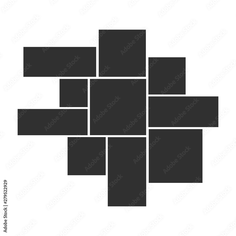 Collage frames for photo or illustration. Vector EPS 10. Collage frames for photo or illustration. Vector EPS 10.