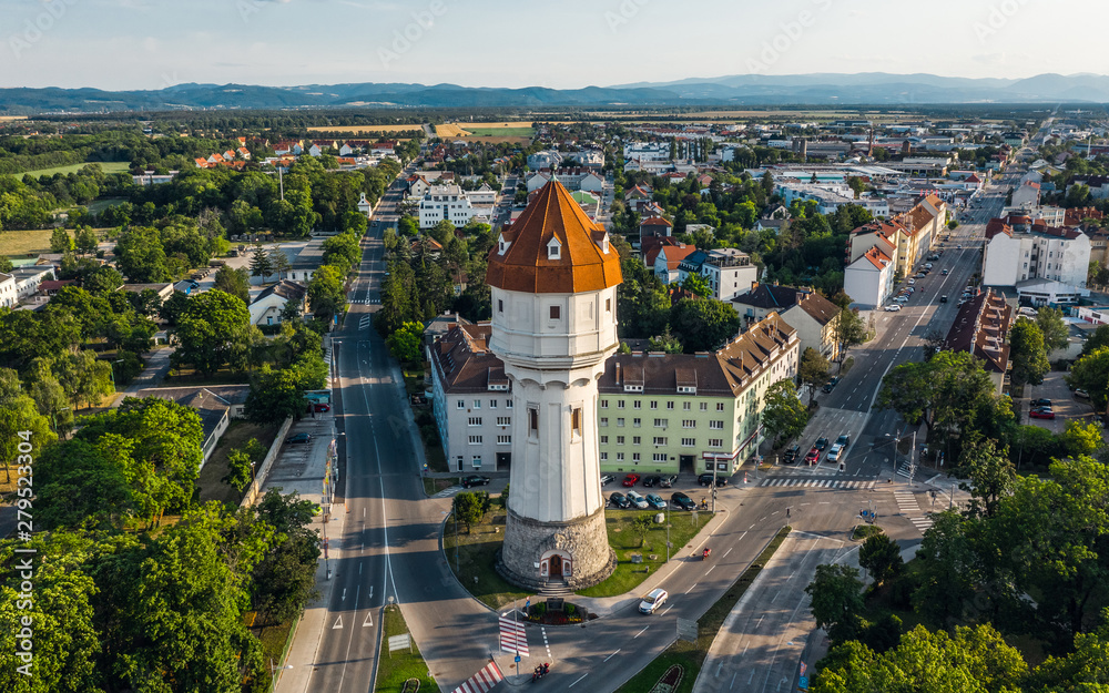Fototapeta premium Water tower in Wiener Neustadt