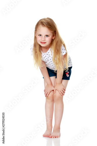 Portrait of a beautiful little girl © lotosfoto