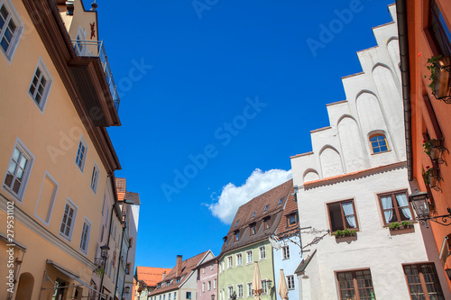 Architecture of Fussen town in Germany 