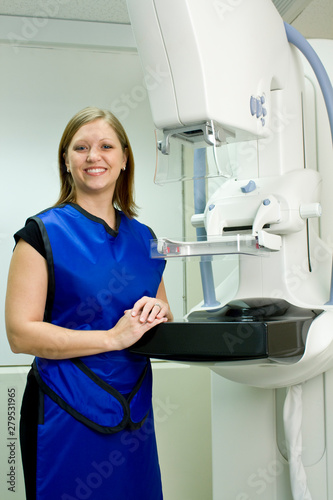 Intelligent Woman Mammography Technician  photo