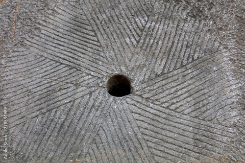 Chinese rock millstone