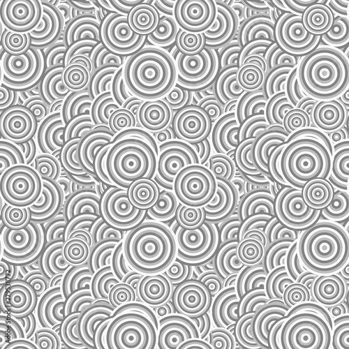 Abstract repeating circle pattern design background