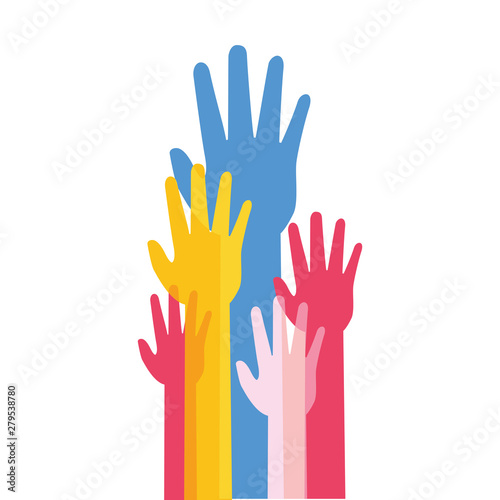 international youth day flat design
