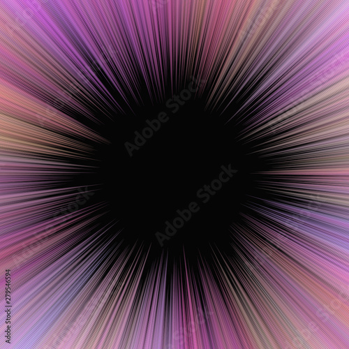 Pink psychedelic star burst background design - vector blast illustration photo