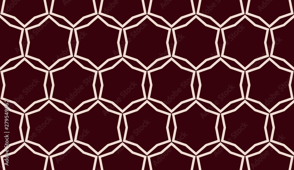 Naklejka premium Red. Vector luxury abstract background. Vector seamless pattern