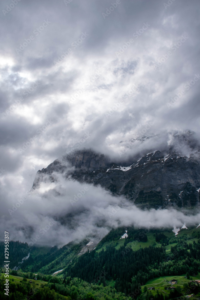 Grindelwald Valley in Switzerland's Alps mountains