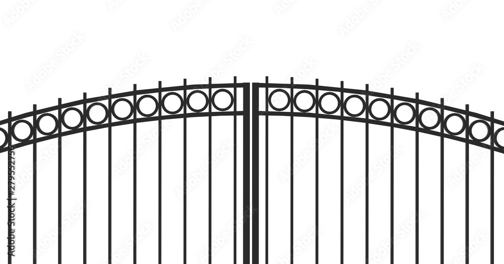 Fence isolated on White 3D Rendering Fence isolated on White 3D Rendering