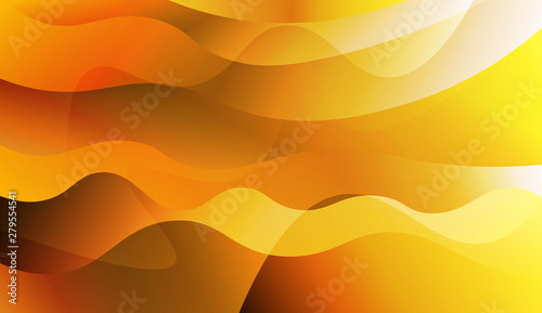 Curve Line Layer Background. For Business Presentation Wallpaper, Flyer, Cover. Vector Illustration with Color Gradient