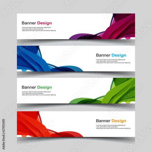 Vector Abstract design banner web template