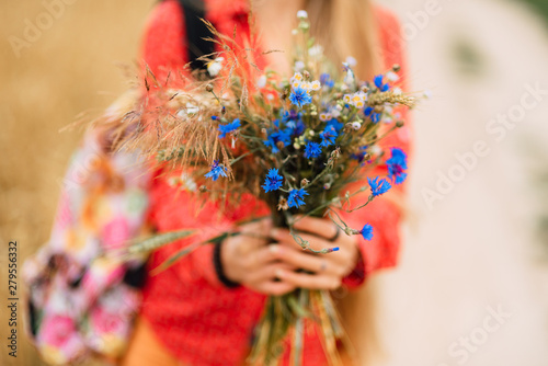 beautiful bouquet of wild flowers