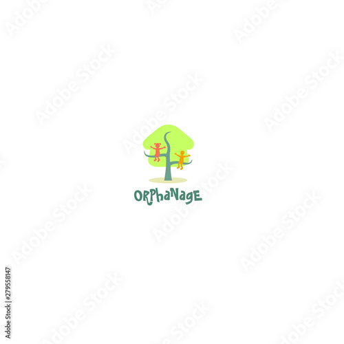 best original logo designs inspiration and concept for fun ORPhaNagE home child care by sbnotion